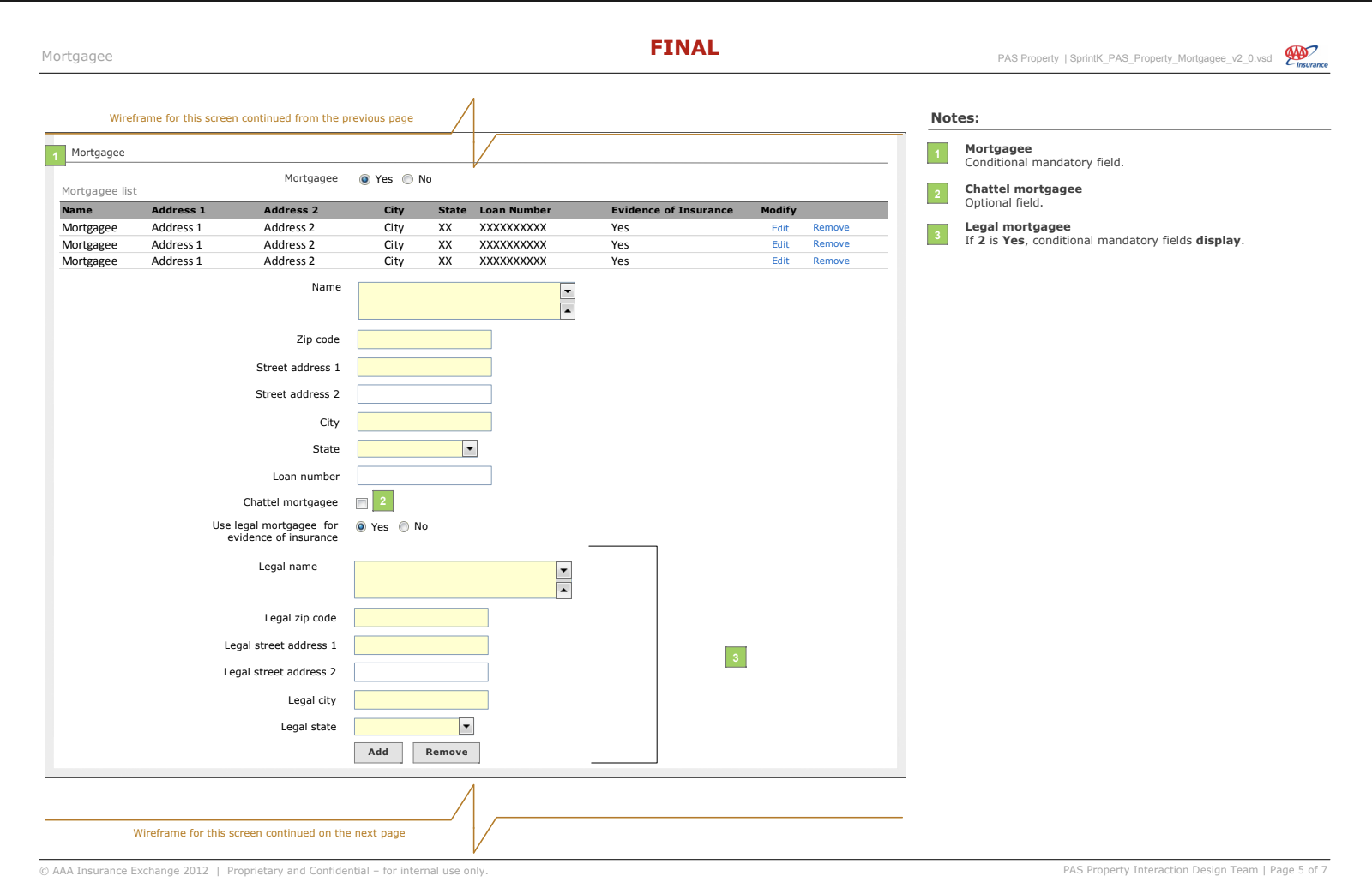 AAA Applicant Wireframe PAS Mortgage Insurance AAA Applicant Wireframe PAS Mortgage Insurance